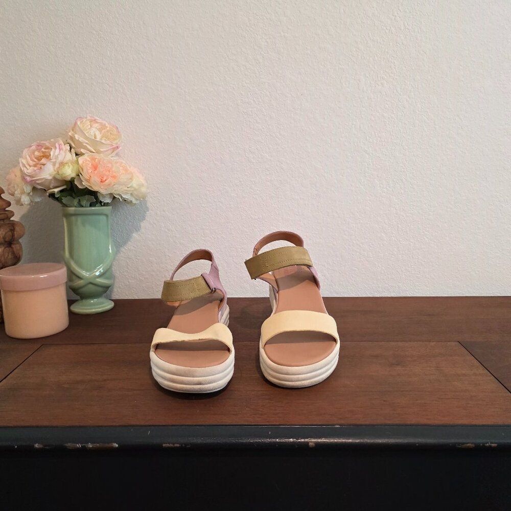 Sorel Women's Cameron Flatform Sandals Sz 9.5 - Picture 2 of 8